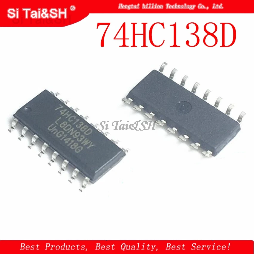 10 قطعة/الوحدة 74HC138D 74HC138 SN74HC138DR SMD نظام البيانات الجديد والأصلي
