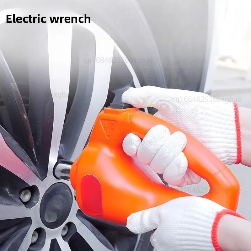 

12V Electric Hydraulic Jack with Inflation Pump, Impact Wrench, Sedan Off-road Vehicle Three in One Set