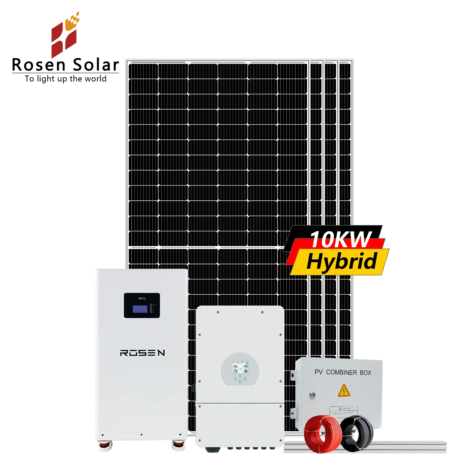 Hot Sale Solar Systems Complete 10kw off Grid Hybrid 10 kw 12kw 15kw  Solar Panel System Backup System