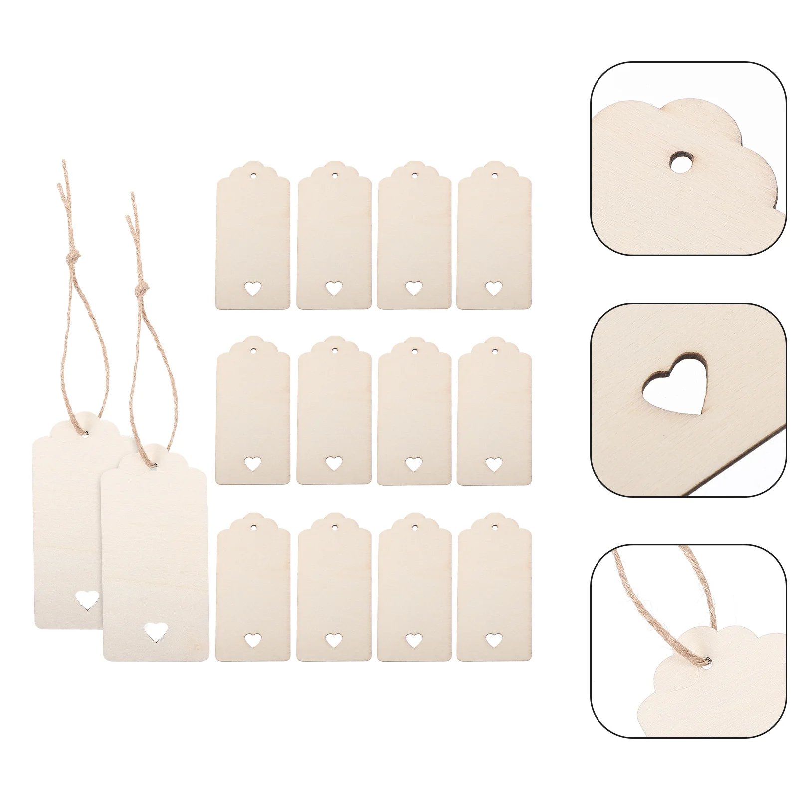 

24Sets Wooden Christmas Cutouts Unfinished Wood Slices for DIY Pendant Crafts Xmas Tree Decoration Graffiti Ornaments