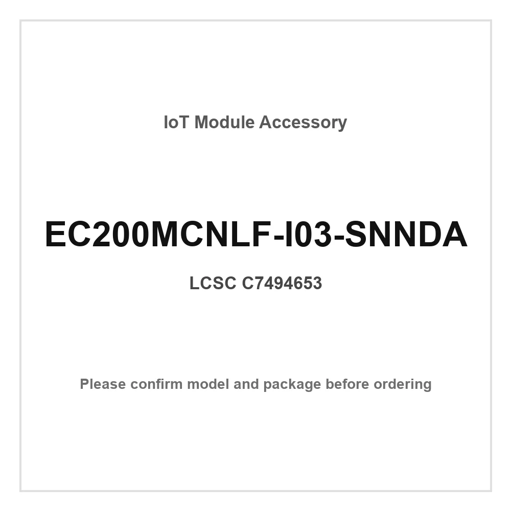 3pcs EC200MCNLF-I03-SNNDA SMD 32x29mm LTE PWM PCM I2C UART SPI USB ADC Cellular LTE Wireless Communication Module