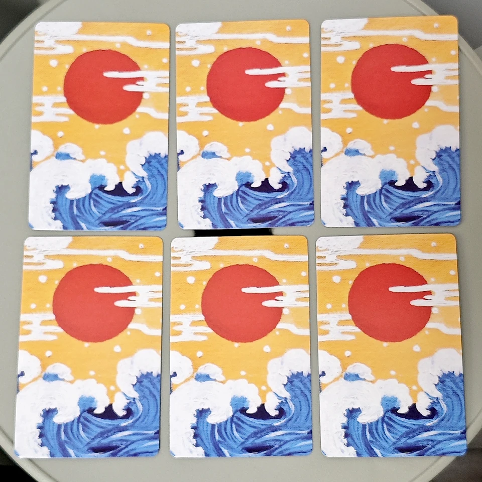 浮世絵ルノルマン 36 枚のオラクルカード 日本の木版画と絵画の