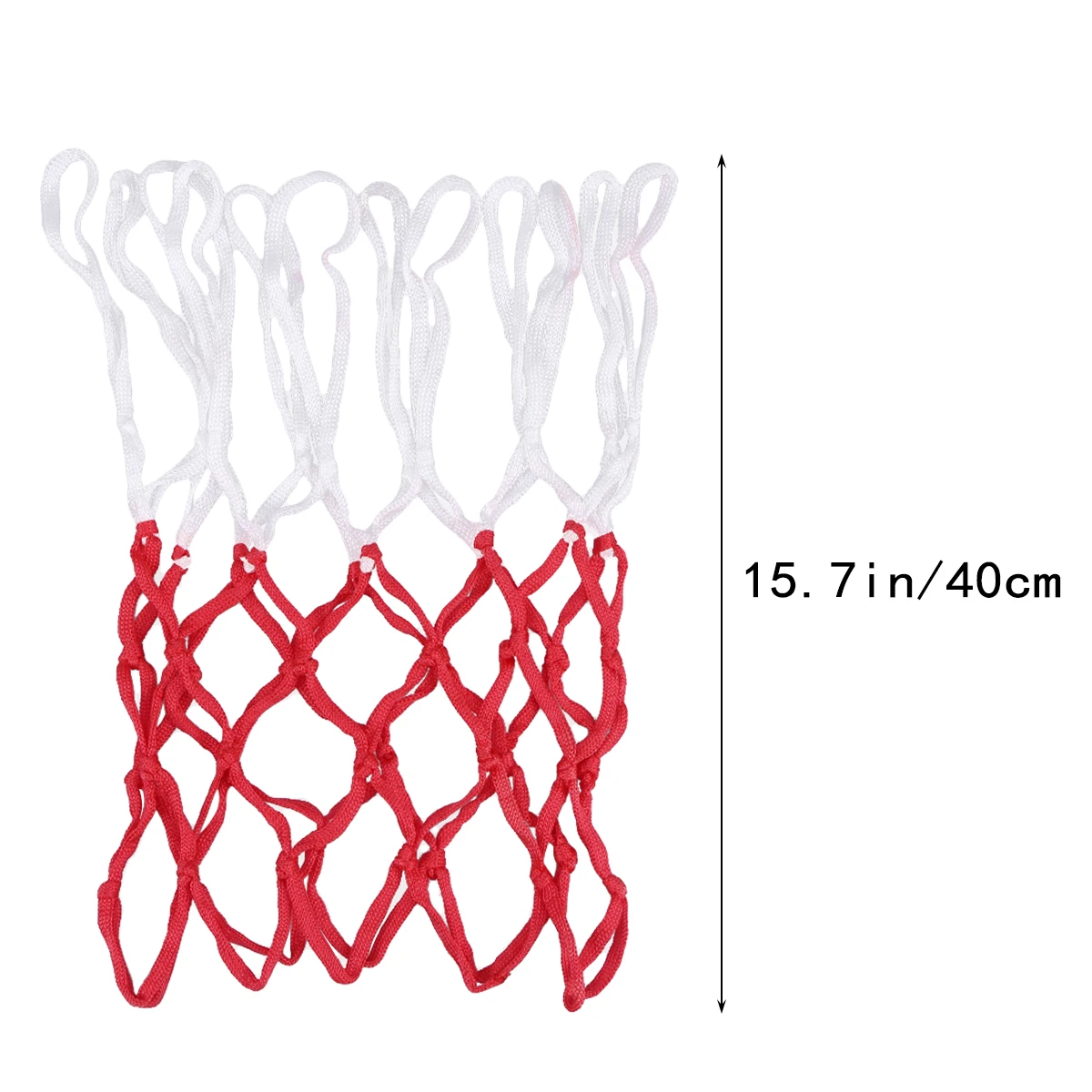 

Standard Strong and Durable Braided Multicolor Basketball Net for Outdoors or Indoors Basketball Sports