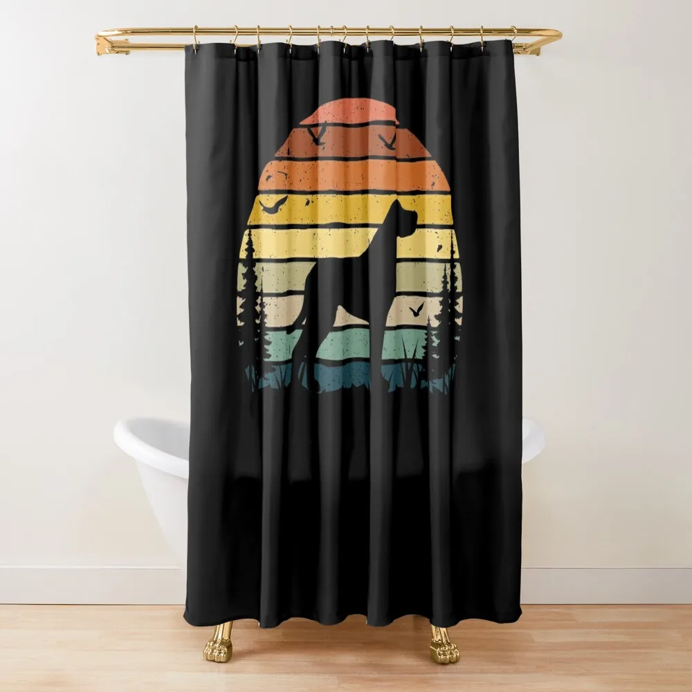 

Great Dane Dog Retro Vintage Shower Curtain For Bathroom Shower Shower For Bathroom Set Bathroom For Curtain