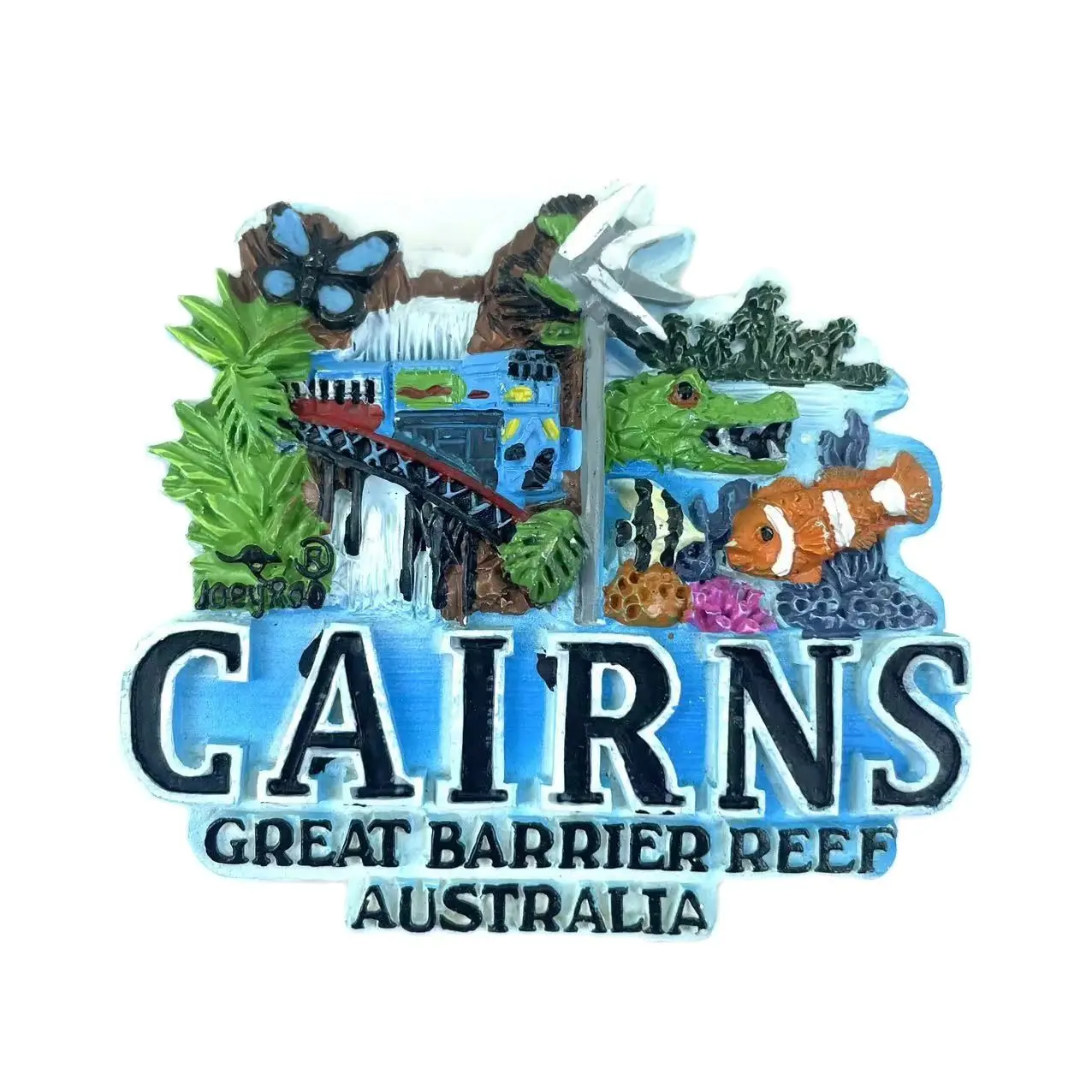 

Cairns,Australia Fridge Magnet Souvenir Travel Memorial Magnetic Refrigerator Stickers Gift Home Decoration Accessories