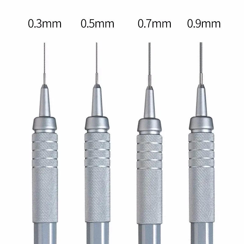 Imagem -04 - Pentel-low Center of Gravity Metal Lápis Mecânico Desenho de Chumbo Papelaria de Arte Anti-slip Grip Graphgear500 Pg515