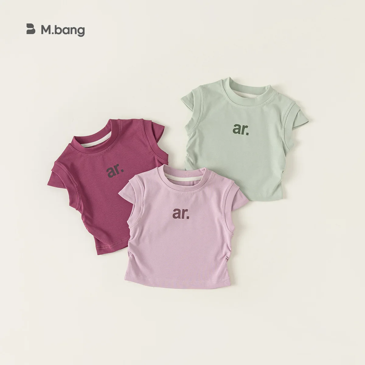 

Children's T-shirt 24 Summer New Letters Fashion Casual Girls Short-sleeved Cotton Sweet Children's T-shirt Children's Clothing