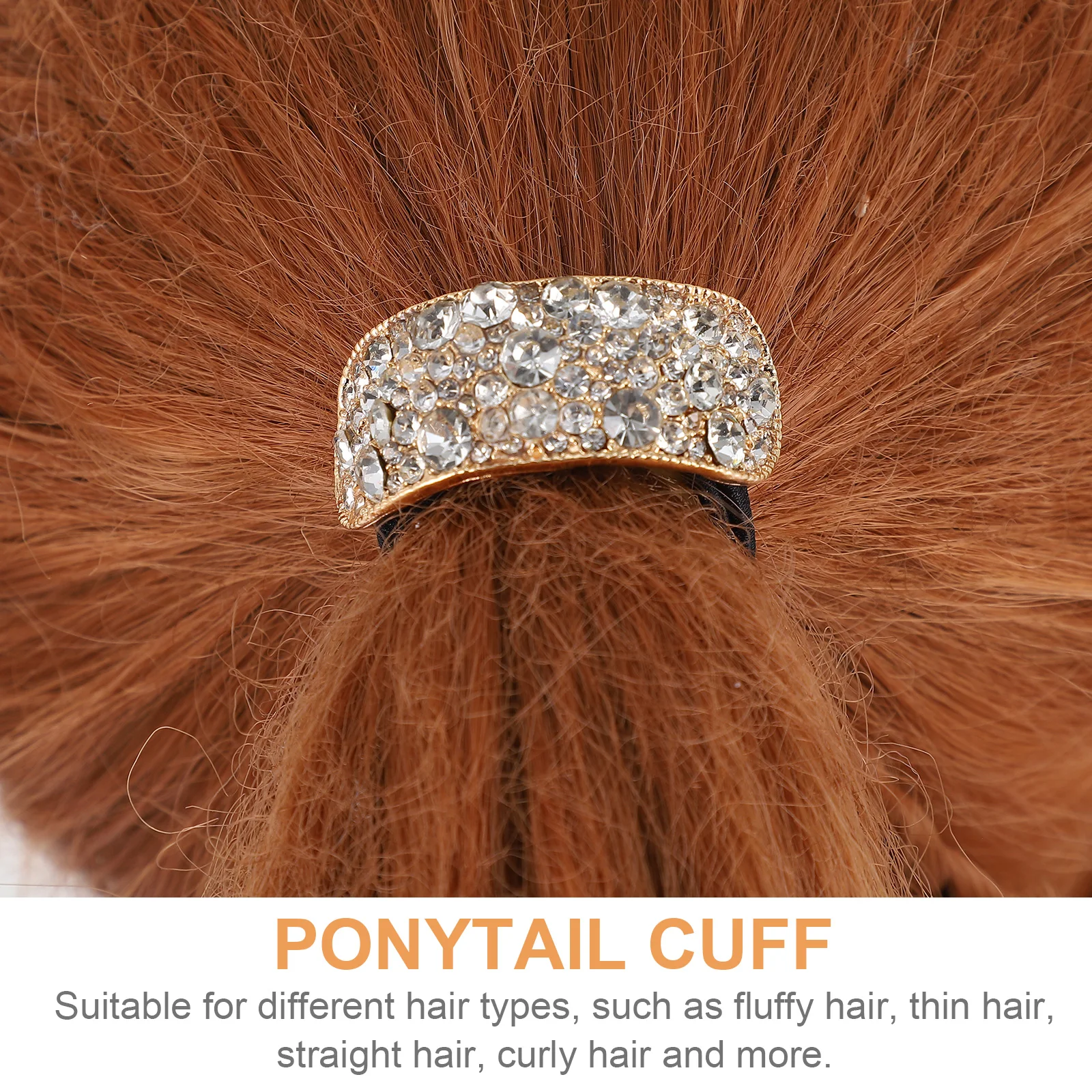 

2pcs Hair Tie Ponytail Holders Cuffs Buckle Stylish Elegant Women Party Ponytail Holder Daily Wear All Hair Types