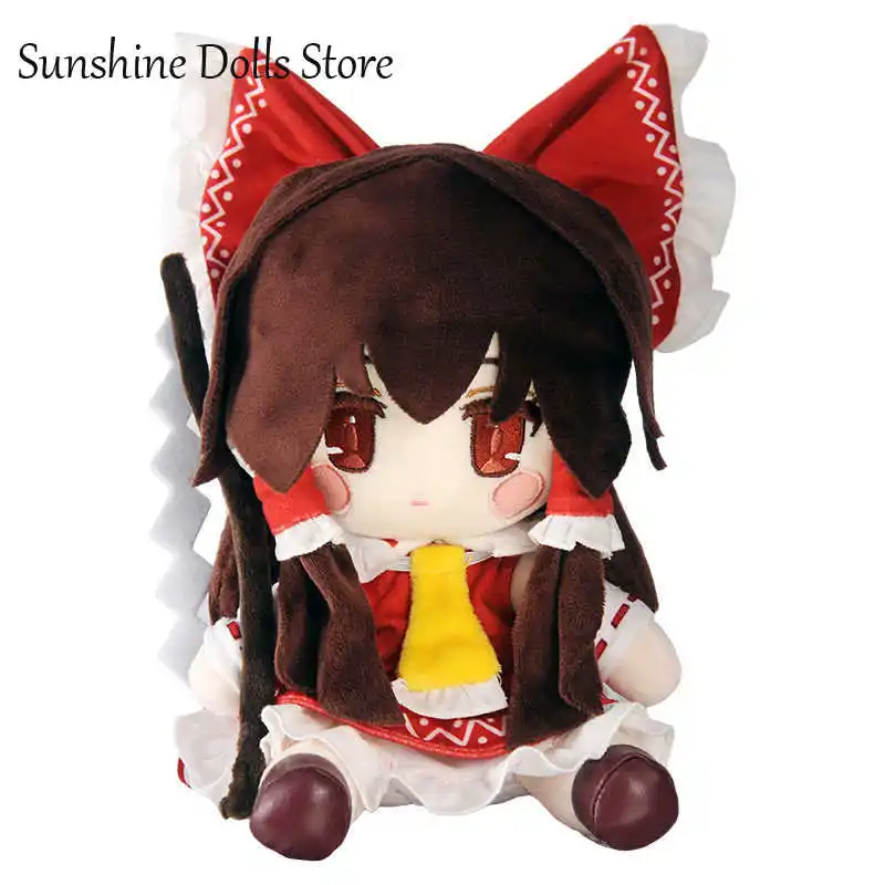 

Cute Anime TouHou Project Hakurei Reimu Kawaii Girl Fumo Doll Plush Stuffed Toy Puppet Mascot Cosplay Birthday Xmas Gifts