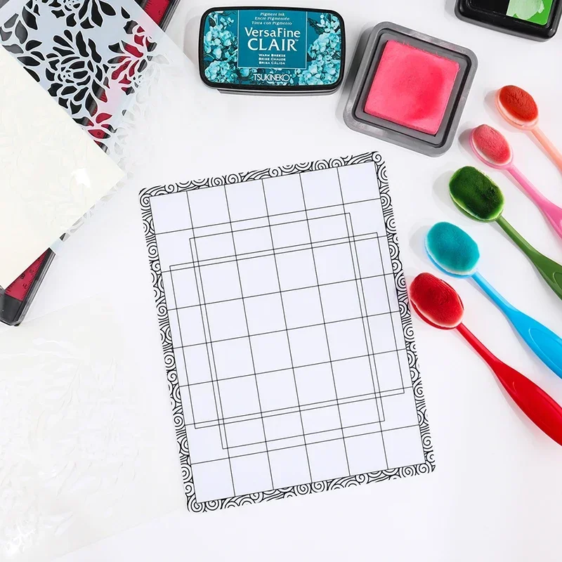 2-3 قطعة/المجموعة البسيطة منخفضة Stcik حصيرة 4.75x6 بوصة قطع الحصير الوسادة متعددة الاستخدام تك/ختم حصيرة عيد الميلاد الحرفية سكرابوكينغ أدوات جديد #1