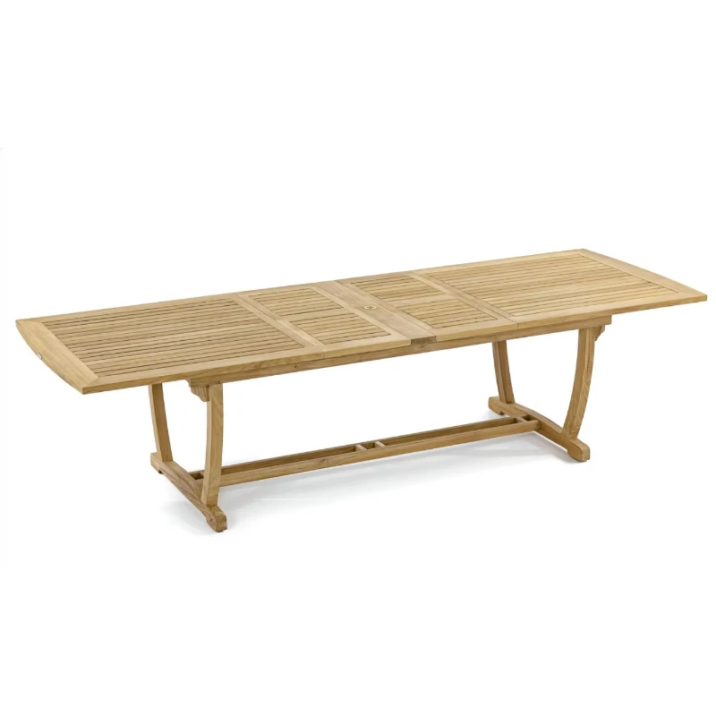 Modern Style Modern Luxury Teak Dining Table Sets Outdoor Aluminum Party Wooden Patio Furniture Garden Dinner Sets