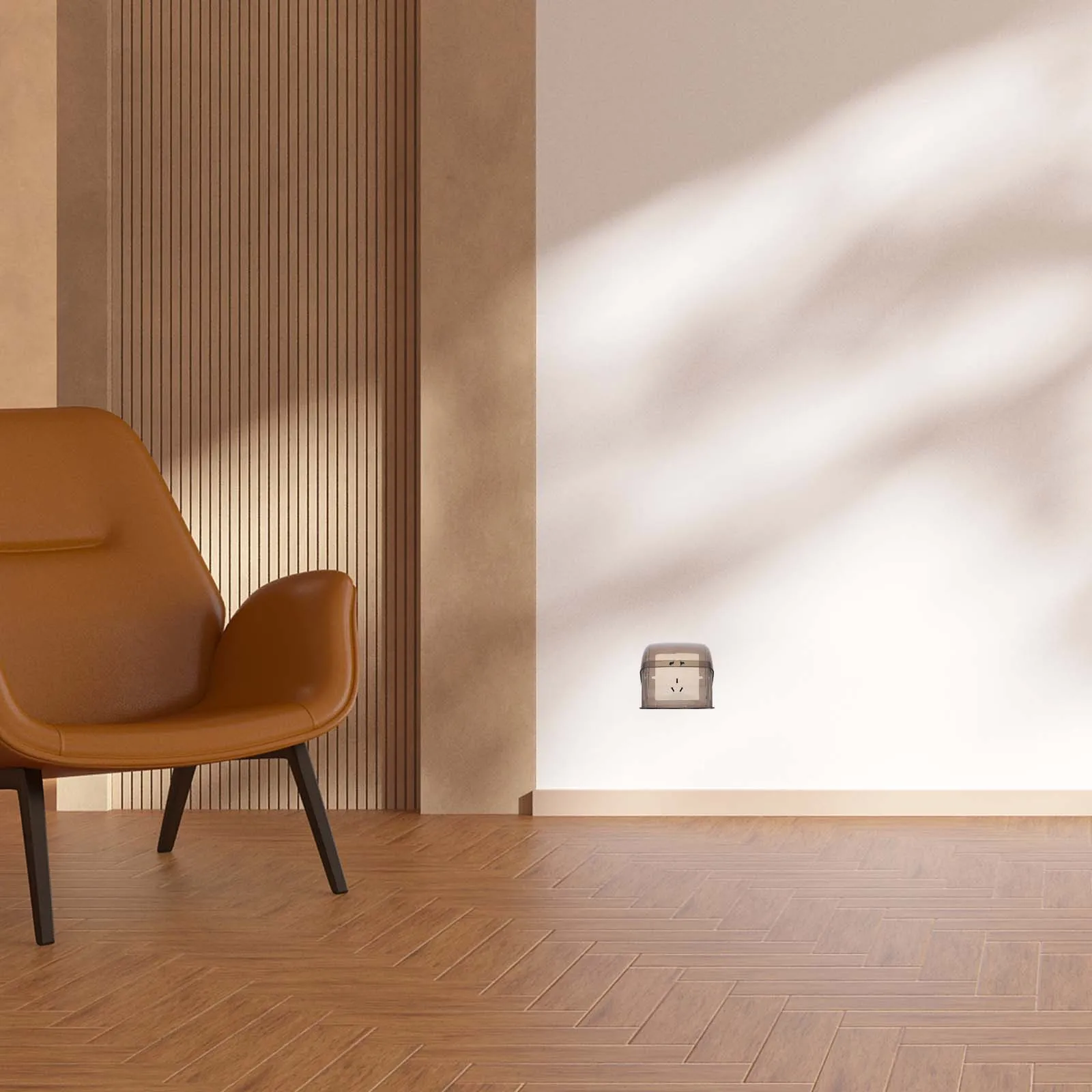 

Bathroom Electrical Outlet Cover Waterproof Wall Socket Box Durable Plastic Protector Lightweight Easy Installation for Home Use