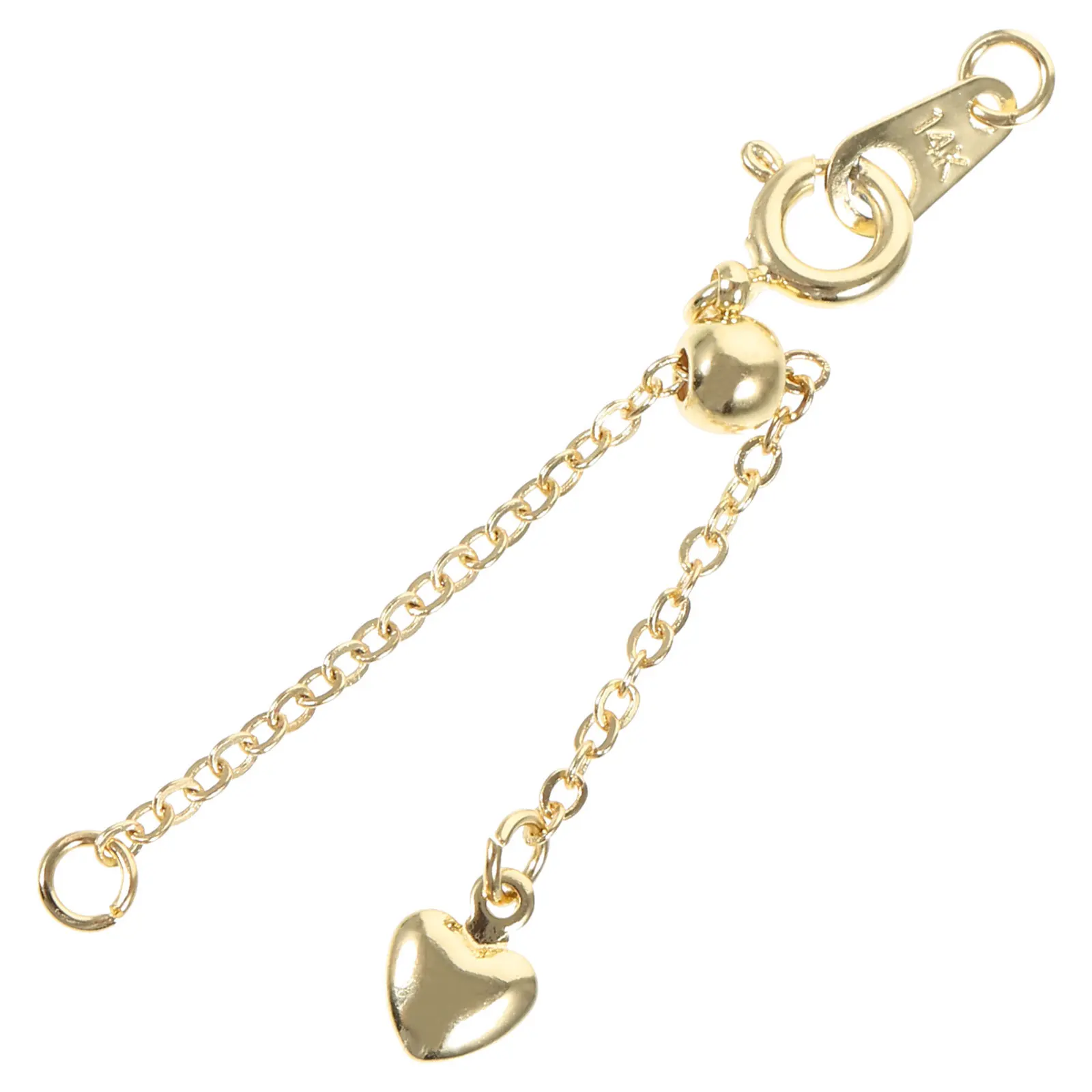 

Copper Jewelry Extension Chain Smooth Non-Fade Lobster Clasp Chain for Necklace Bracelet DIY Length Adjuster Craft Repair