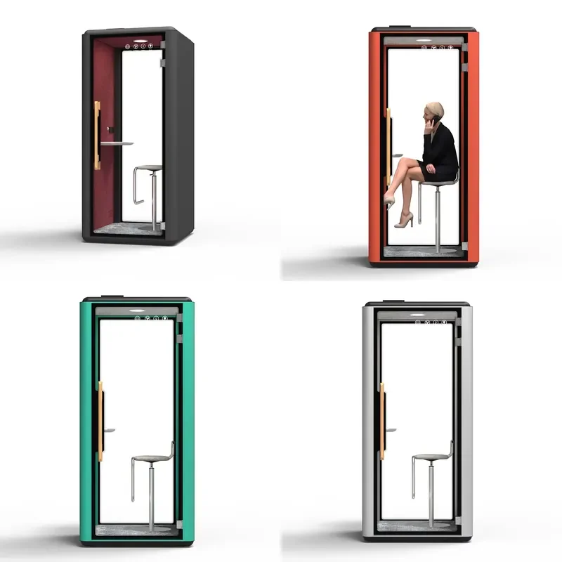 Wholesale New Soundproofing Booth for 2 People Privacy Pod Soundproofing Work Booth Furnished Soundproofing Cabin