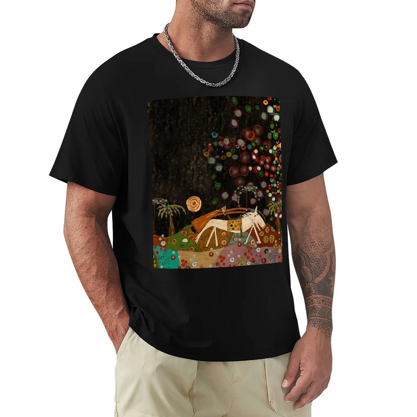 

Catching the Wild Spirit T-Shirt Big Size Simple T-Shirt