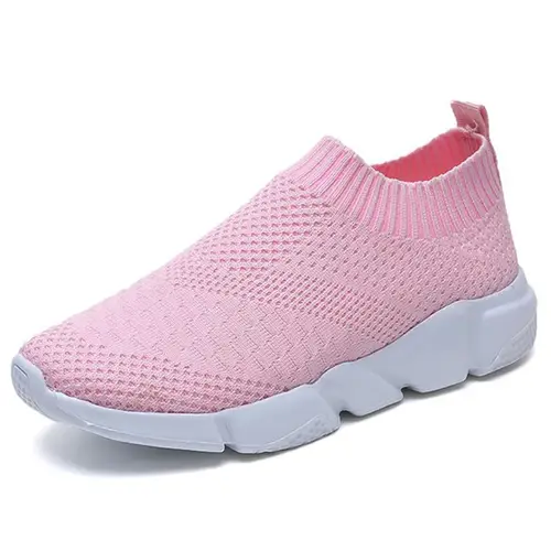 Sneakers Women Shoes Knitting Sock Sneakers Women Slip On Laides Walking Shoes for Woman Loafers Flats Tenis Famela Plus Size - Image 5