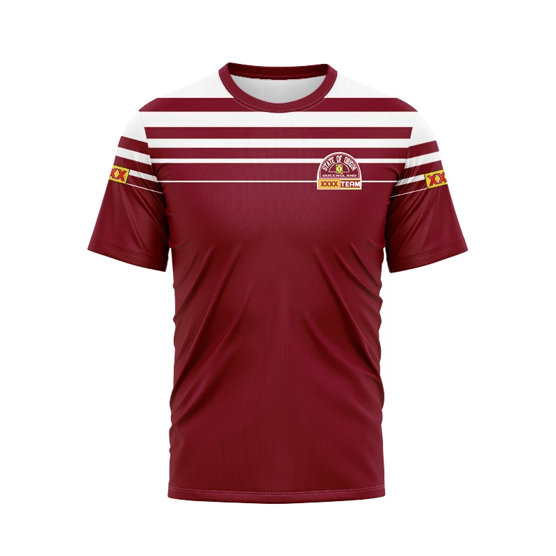 Queensland Maroons State Of Origin 1995 Retro Jersey