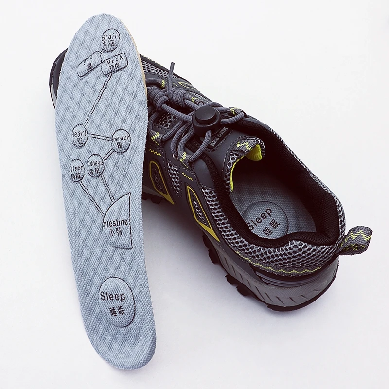 New Massage Foot Insoles Sweat-Absorbing Wormwood Deodorant Shoe Pads Men Women Soft Insole Sport Cushion Memory Foam Inserts