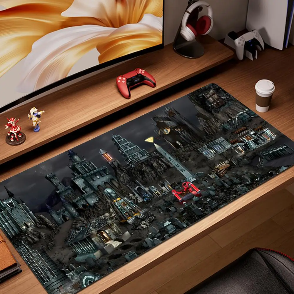 Gaming Mouse Pad HYBXAXC H-Heroes Of Might And Magic 3 Computer Keyboard Desk Mat Office Accessories Table Mat Big XXL Mouse Pad