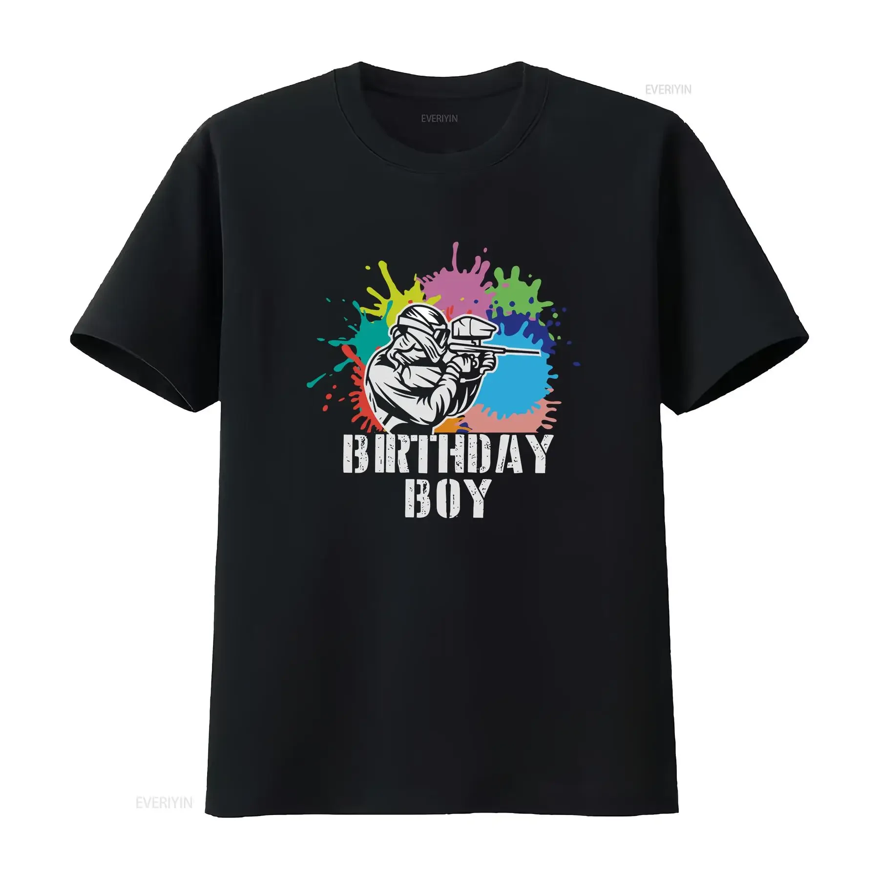 Paintball T Shirt Birthday Funny for Boy OS1605 vintage Washed Stylish fashion Comfortable designer clothes Slightly Unisex
