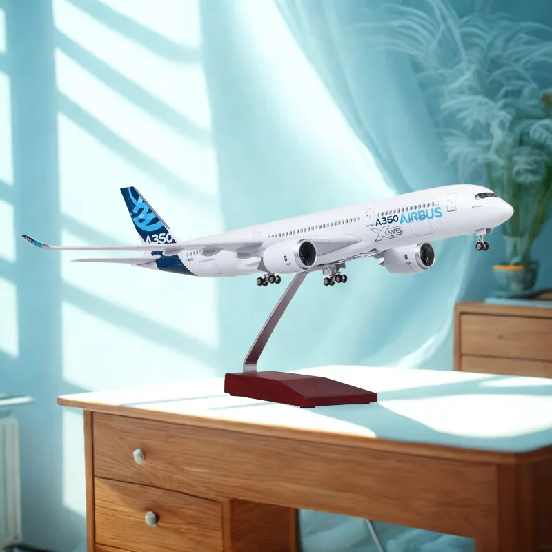 

Airplane Model A350 Prototype Airline 1/142 Scale 47CM with Wheel Landing Gear Miniature Plane Toys boys Souvenir Gifts Collecti