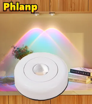Drahtlose Schrank Licht Led Küche Lichter Unter Möbel Batterie Betrieben Sunset Nachtlicht Wand Lampe Schlafzimmer Dekoration Schrank