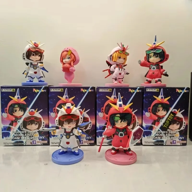 

Bandai Gundam Seed Destiny, одежда для сна, кукольный костюм, высококачественная коллекционная фигурка, слепая коробка, игрушечный дисплей для водителя, модные коллекционные предметы, подарок