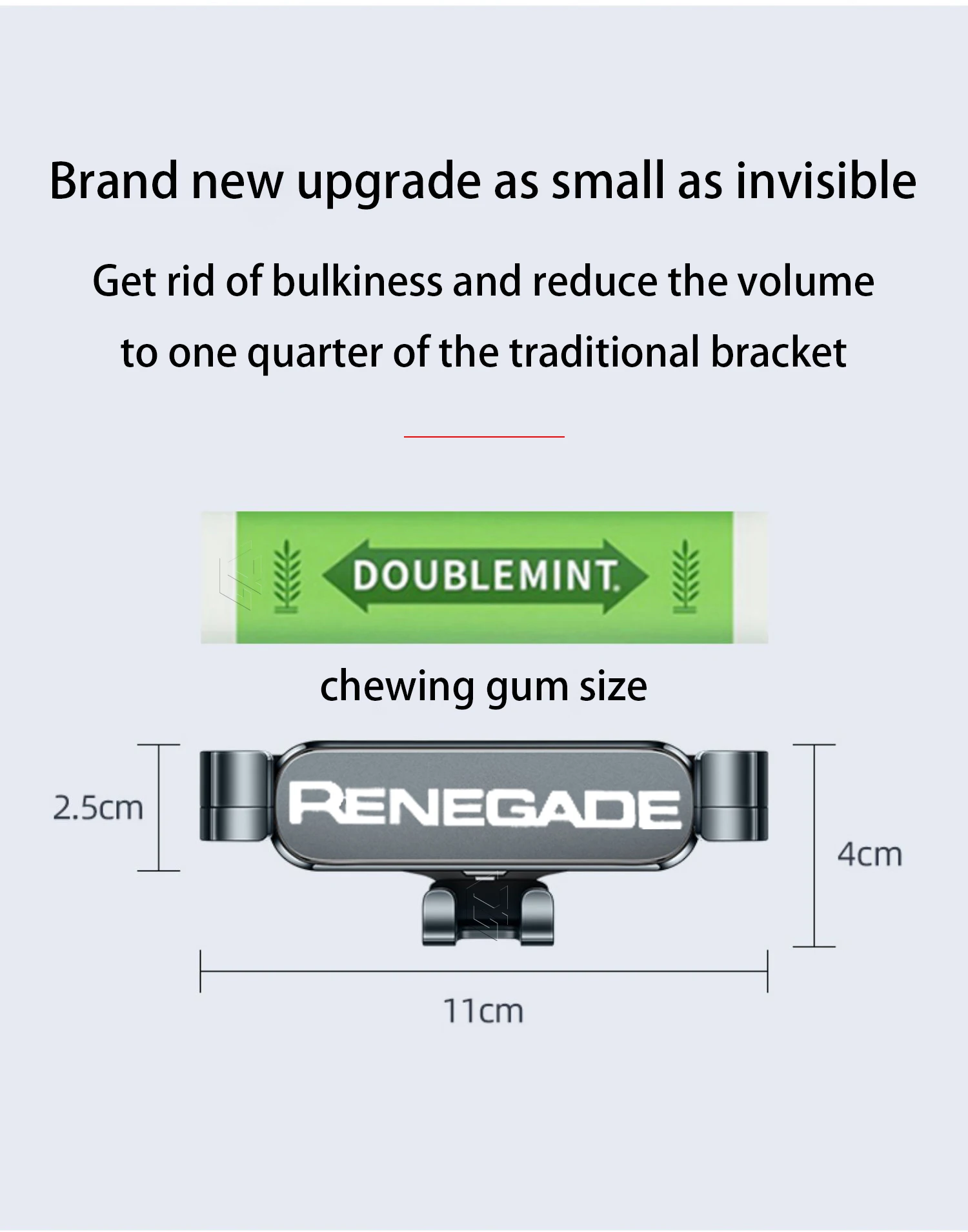 Auto Handy Halter Für JEEP Renegade 2016-2021 Einstellbare Spezielle Handy Halter GPS Basis Halterung Ständer Zubehör – Detail 4