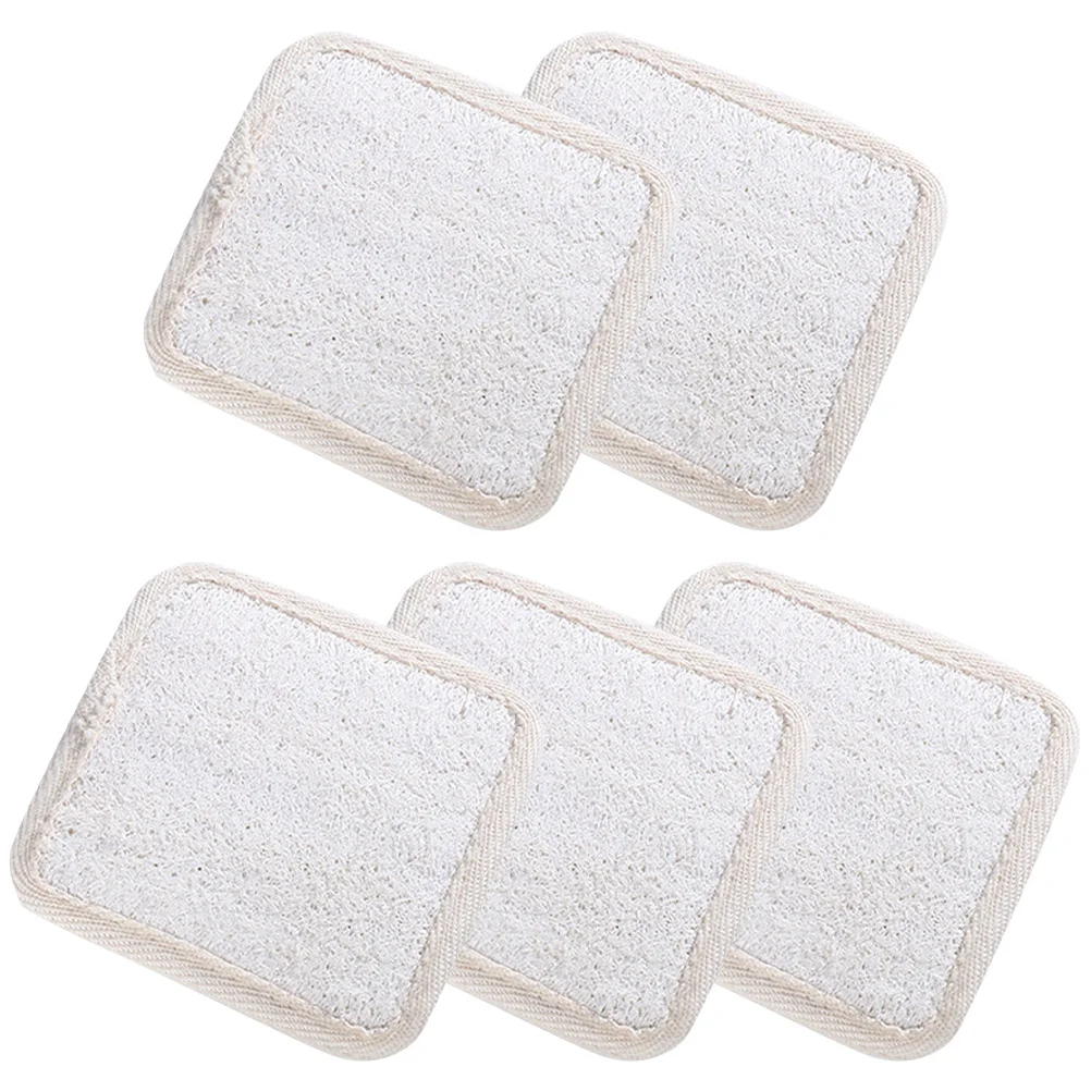 

5 шт., скребок для тела, люфа, отшелушивающая губка для душа, губка для мытья ванны, мягкий очиститель кожи, нежное средство для удаления омертвевшей кожи