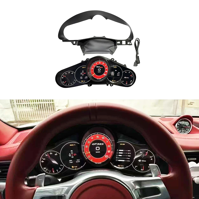 

For 911 2012-2019 New Upgrade LCD Instrument Panel 991.1 991.2 Center Console Display