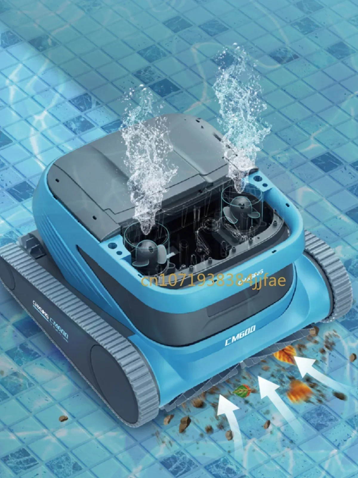 Fully Automatic Pool Cleaner, Pollution Absorbing Device, Underwater, Wall Climbing,