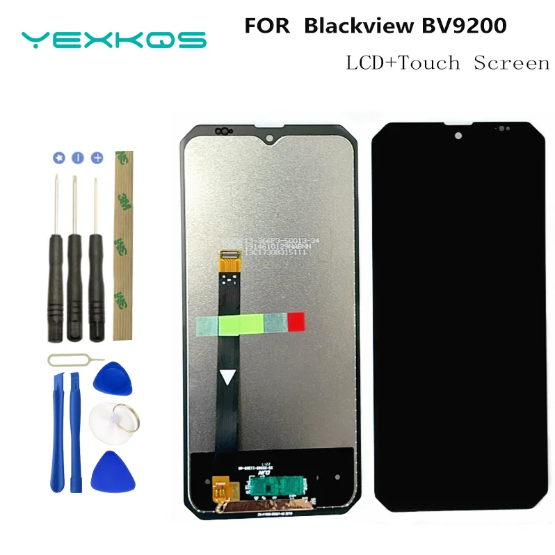 100% New Original Touch Screen LCD Display For Blackview BV9200 B V 9200 Phone Replacement Parts + Disassemble ToolS