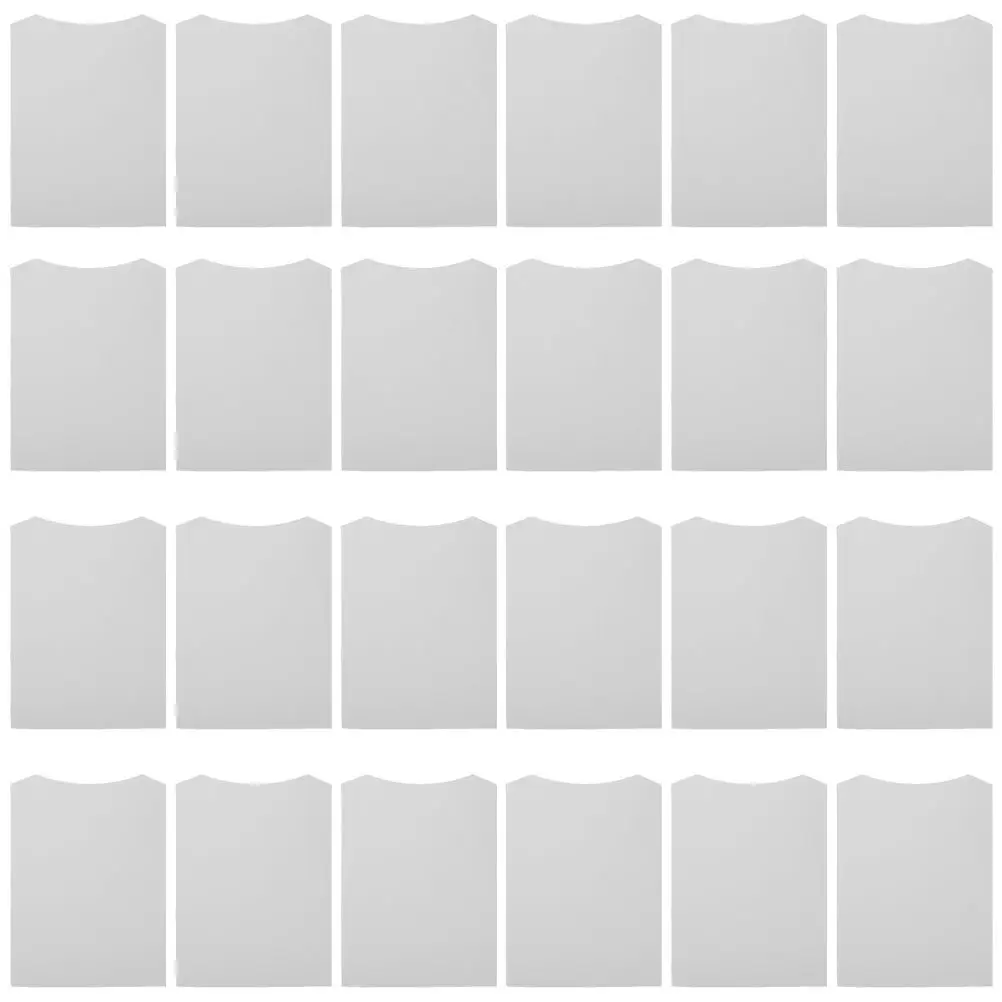 100Pcs White Cardboard Shirt Inserts Packing Organizer Folding Form for Garment Storage Clothes Folder Board Fabric Cardboard