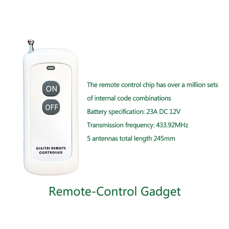 Standard Europlug Remote Control Socket Multi-purpose Durable & Practical