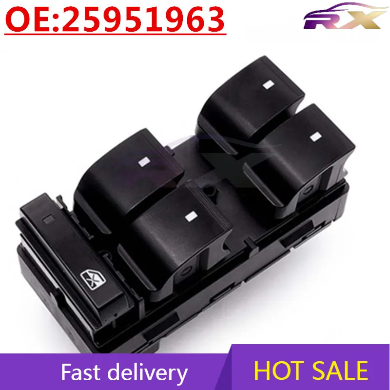 

OEM:25951963 Suitable For 2007-2014 GM Chevrolet Auto Parts Glass Lift Switch Windows Control Switch