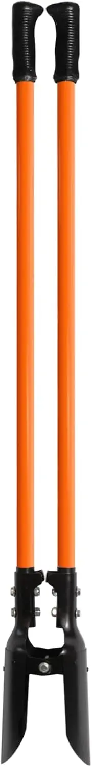 Post Hole Digger Com Cabo De Fibra De Vidro, Manual, Heavy Duty, Cerca, 58"
