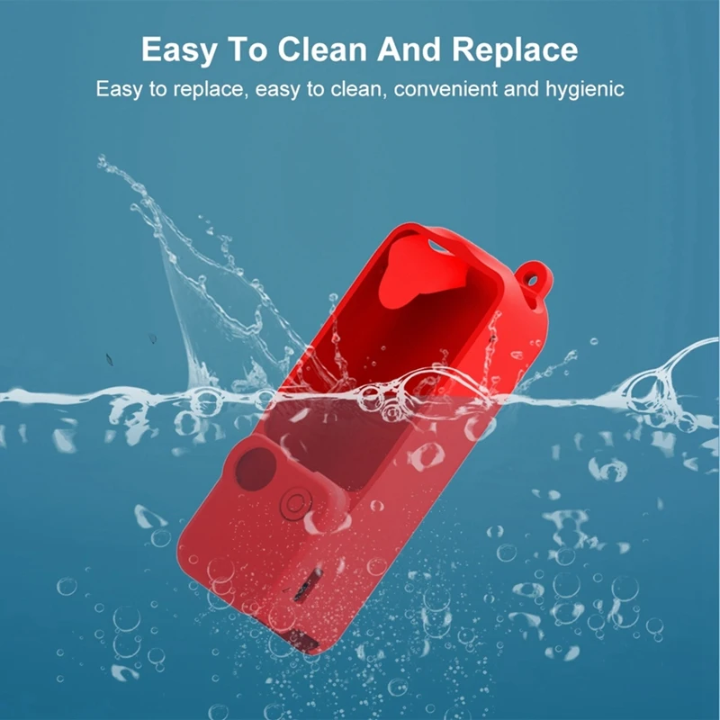 جراب سيليكون بكاميرا متعددة الوظائف لجهاز DJI OSMO Pocket3 ، عدسة مريحة ، غطاء واقي للجسم ، جديد