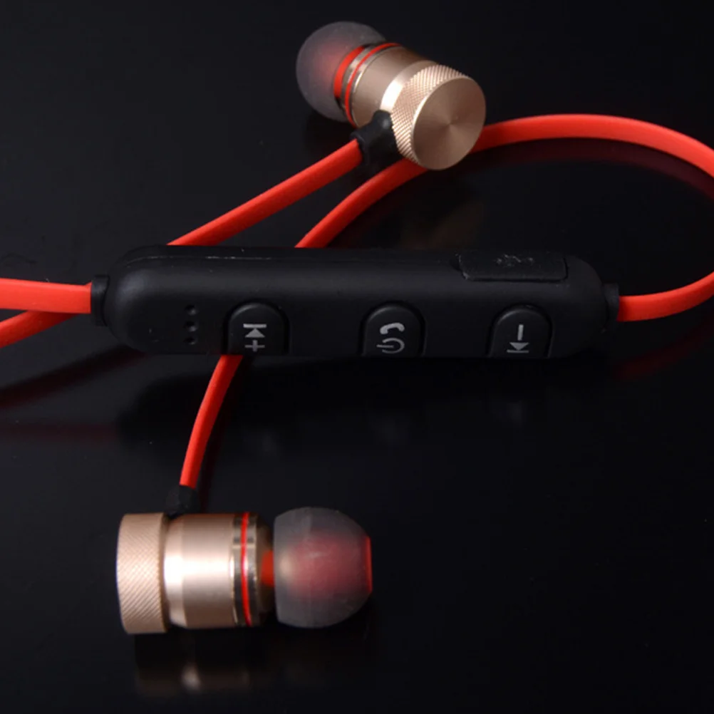 

Wireless In-Ear Headphones Magnetic Handsfree Earbuds With Mic Long-Lasting Material Sport Running Yoga Gift Family Friends