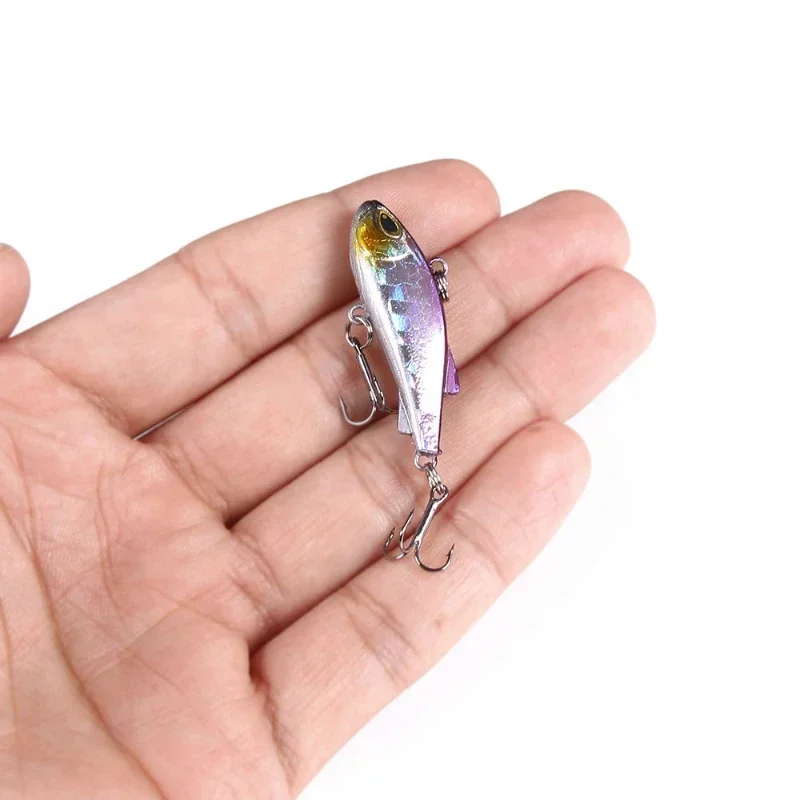 VIB Fishing Lure Mini Sinking 4cm 4g Vibration Wobblers Artificial Baits Winter Ice Fishing Bass Crankbait Fishing Tackle