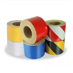 10cm*5m Advertisement Grade Reflective Tape White Red Yellow Orange Strong Reflection Waterproof Reflector Sticker For Car Truck