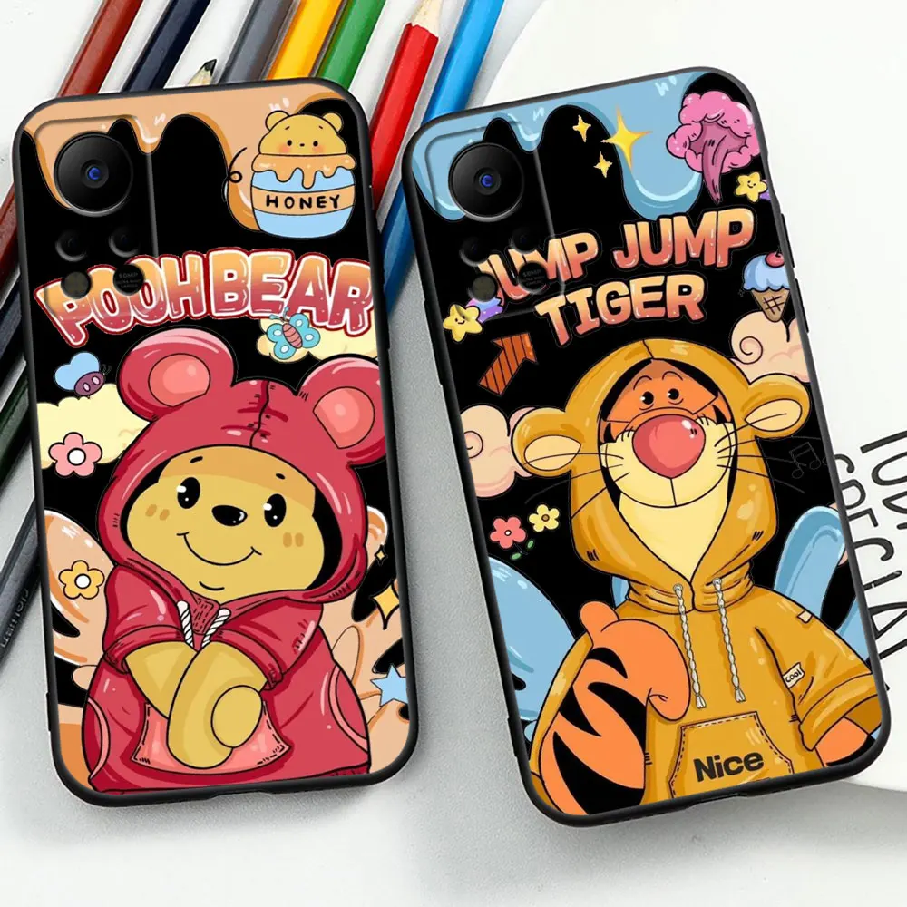 Winnie The Pooh Tigger Case For Infinix HOT 30 30I 20 20S 20I 12 12I 11 11S 10 10S 10I Play Tecno Spark Smart 8 7 6 5 Pro Cover