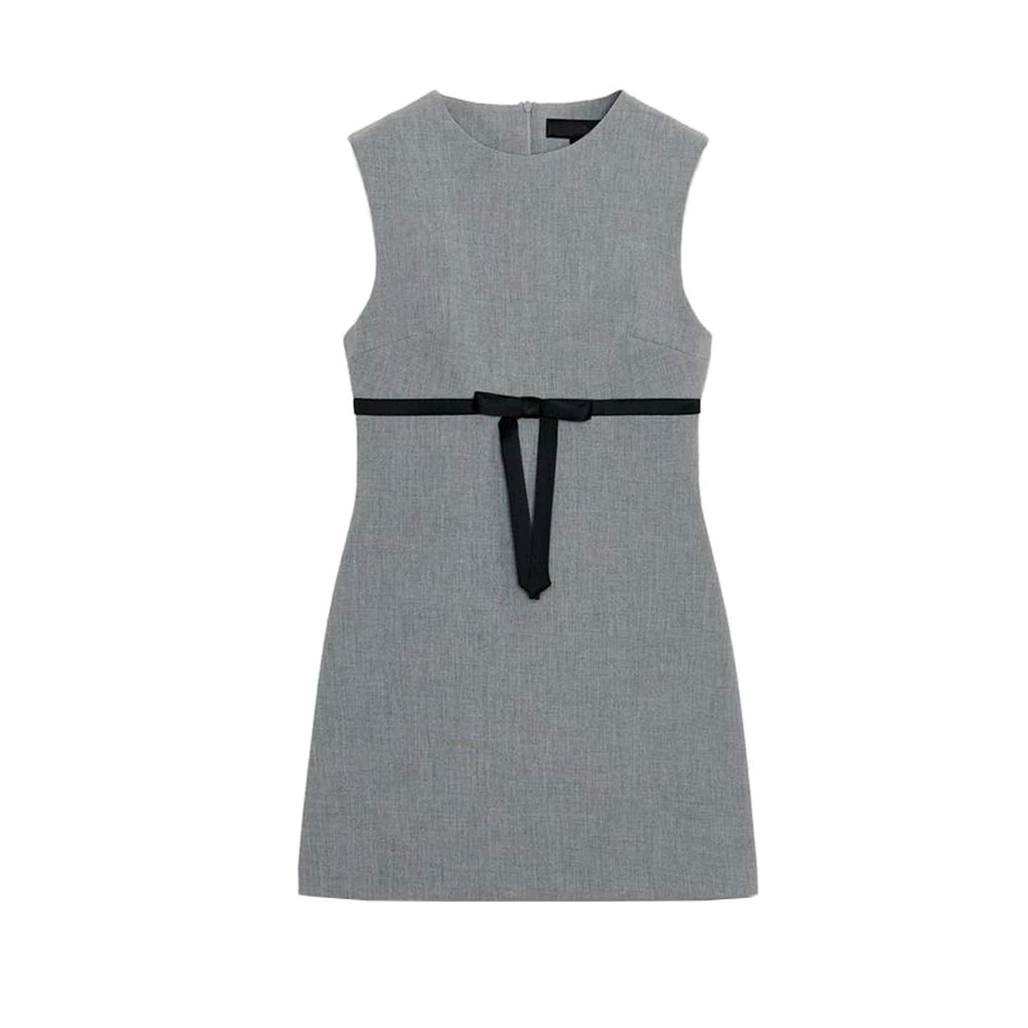 خريف جديد جولة Ne Svel Knot ort الحرير الساتان الشعور الدكتور V-Ne سليم صالح عادية زر واحد ميدي الدكتور #5