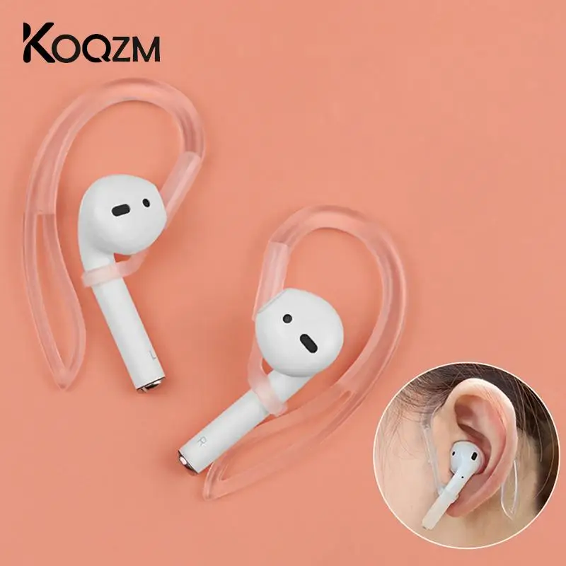 1Pair Wireless Bluetooth Earphone Earpods Ear Hooks Holder Small and Light Earphone Anti-slip Headphone Accessories For Air Pods