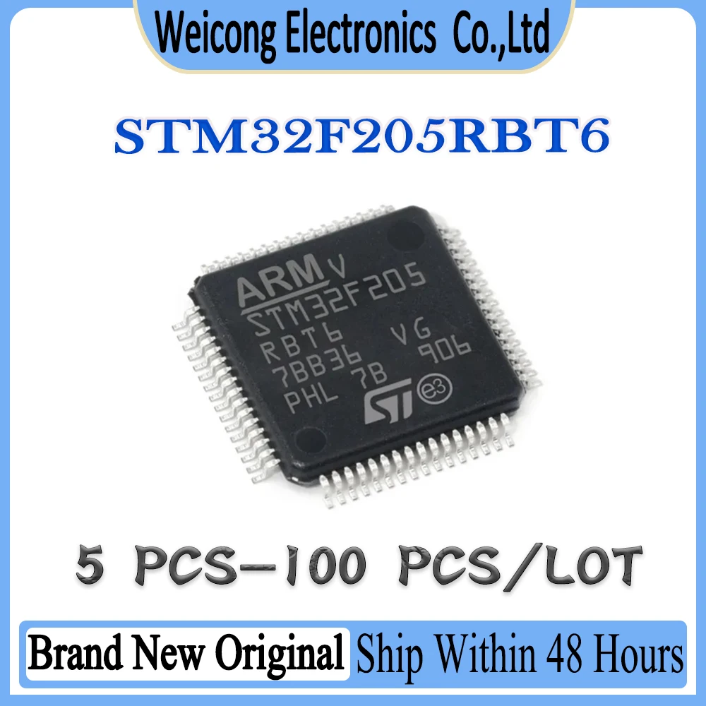 

New Original STM32F205 STM32F205RBT6 STM32F205RBT STM32F205RB STM32F205R STM32F STM32 STM IC MCU Chip LQFP-64