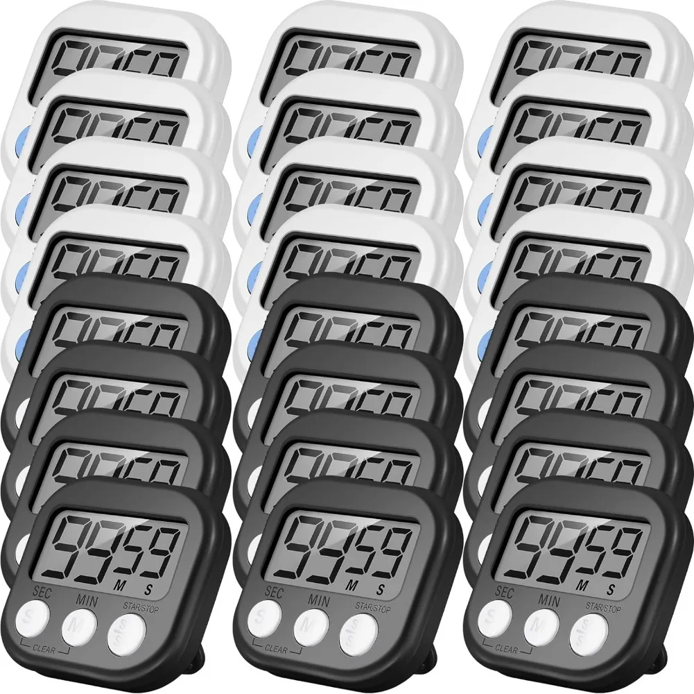 

24pcs Digital Kitchen Timer Magnetic Timer