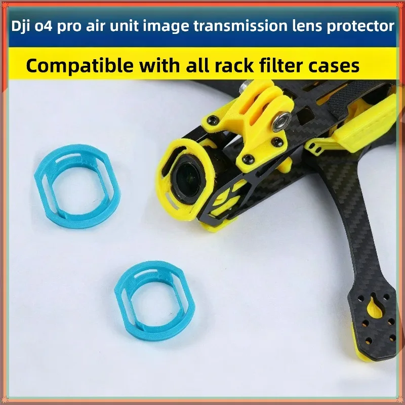 TPU 3D-Printed Lens Protector — Compatible with O4Pro | Universal Shock-Resistant Filter Guard for FPV Drones