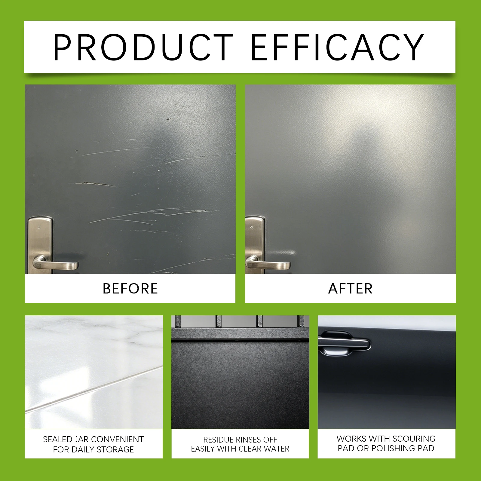 Polishing Compound‑Scratch Restoration, Gloss Smooth Finish for Metal, Ceramic & Stone Surfaces, Multi‑Purpose Daily Care Cream