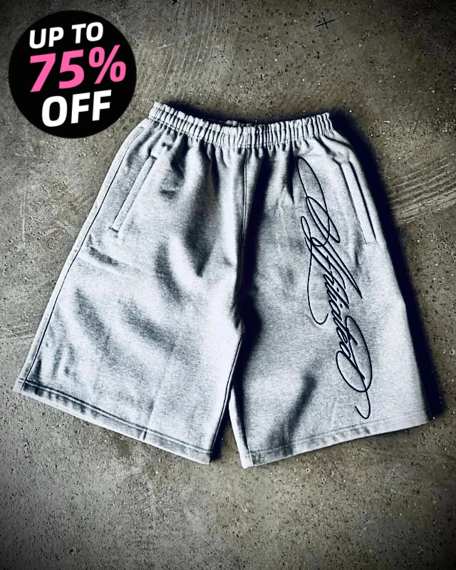 American Retro Loose Casual Letter Street Shorts Men's Y2K Casual Pants Men and Women Y2K Street Punk Style Fashion Printed