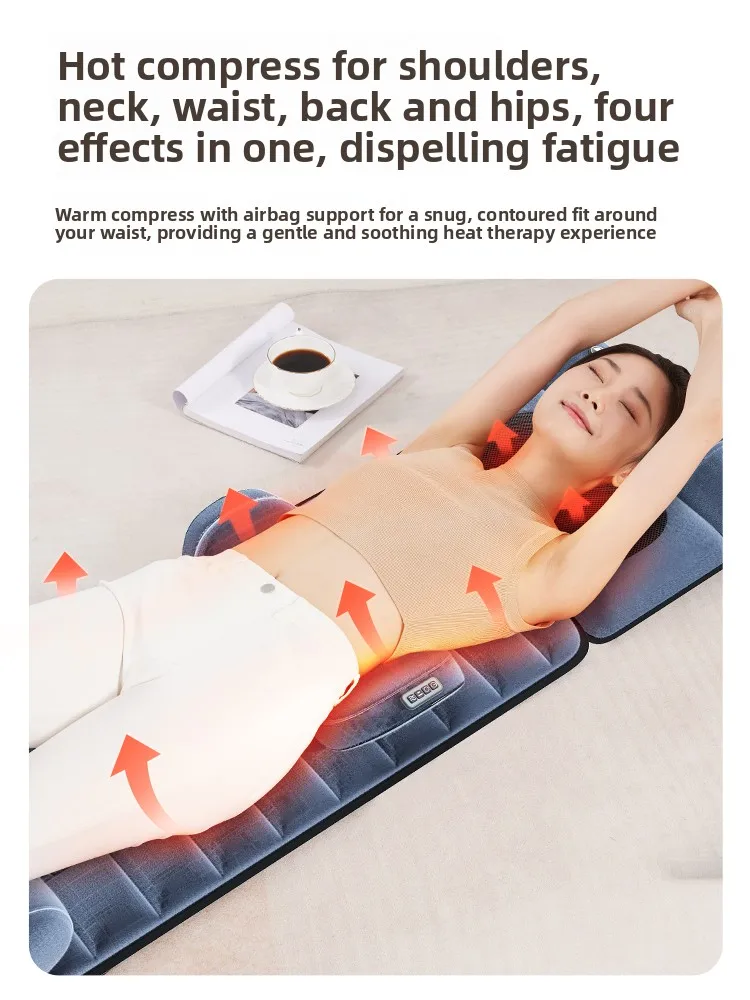 Massage mattress home massager automatic kneading full body multifunctional cervical back elders gift
