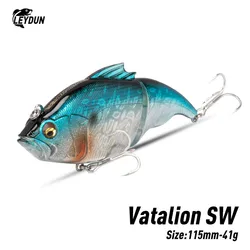 LEYDUN New Vibration Fishing Lures Floating 115mm 41g Lipless Good Swimbaits Multi Jointed Saltwater Bass Hard Baits Ice Wobbler